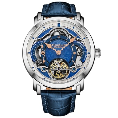 Celestial Timekeeper 1017 Dual Time Automatic Skeleton Watch