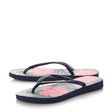 Havaianas Ladies - Slim Floral Print Flip Flop