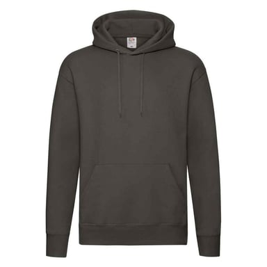 Fruit of the Loom Mens Premium Hoodie (Charcoal)