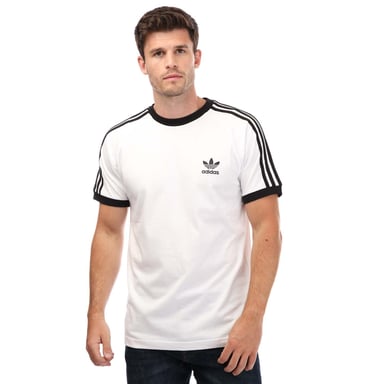 CAMISETA MODA HOMBRE 3-STRIPES TEE BLANCO