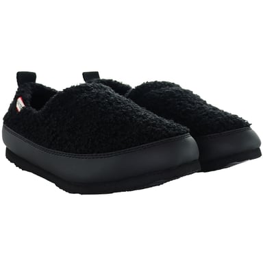 Pantuflas negras Hunter Sherpa para niños pequeños