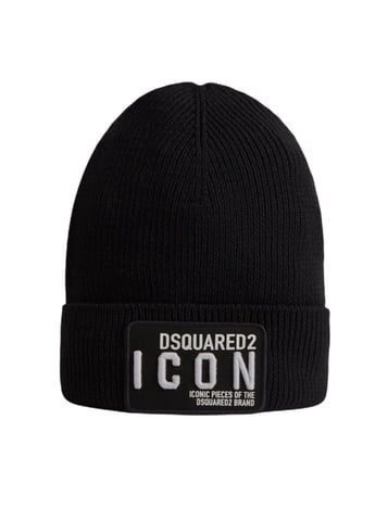 Gorro ICON de Dsquared2 en negro