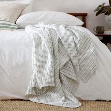 Yard Waffle Textured Bedspread