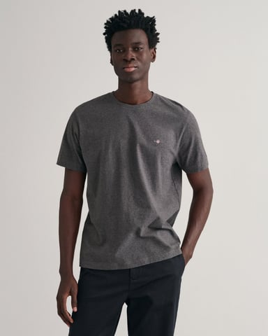 GANT Men's Regular Fit Short Sleeve Shield Logo T-Shirt
