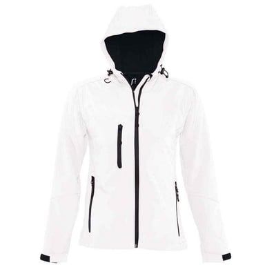 SOLS Womens/Ladies Replay Soft Shell Jacket (White)