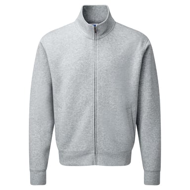 Russell Mens Authentic Full Zip Jacket (Light Oxford)
