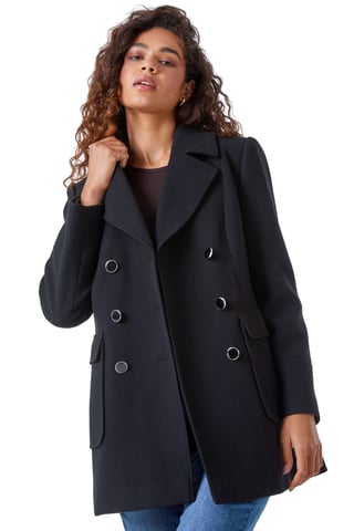Double Breasted Longline Coat