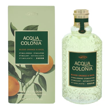 4711 Acqua Colonia Blood Orange & Basil Eau de Cologne 170ml Splash And Spray