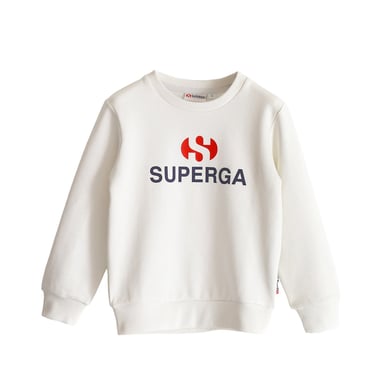 Superga Childrens/Kids Logo Sweatshirt (White)