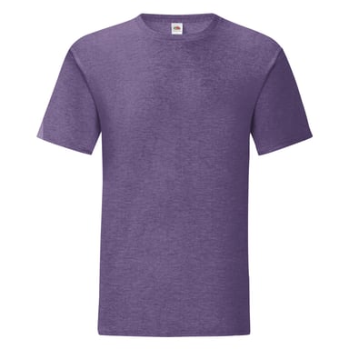 Fruit Of The Loom Mens Iconic T-Shirt (Pack of 5) (Heather Purple)