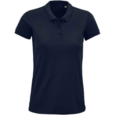 SOLS Womens/Ladies Planet Organic Polo Shirt (French Navy)