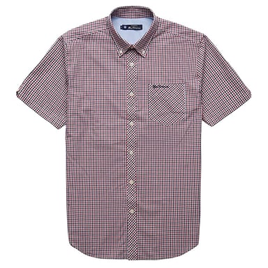 Ben Sherman a cuadros Camisa de Oxford Red Oxford