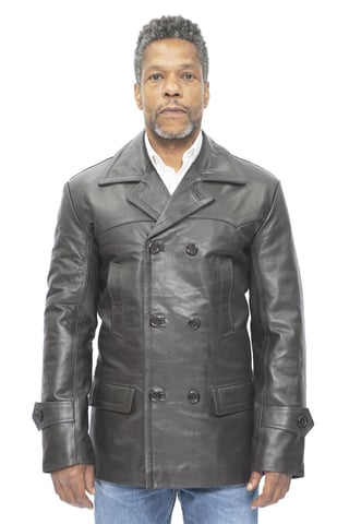 Abrigo de piel de vaca para hombre - Krakaw