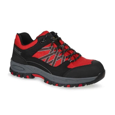 Regatta Unisex Adult Sandstone Safety Trainers (Red/Black)