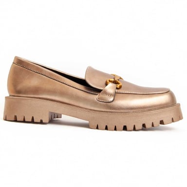 Montevita Mocasín De Plataforma Macca3 En Dorado