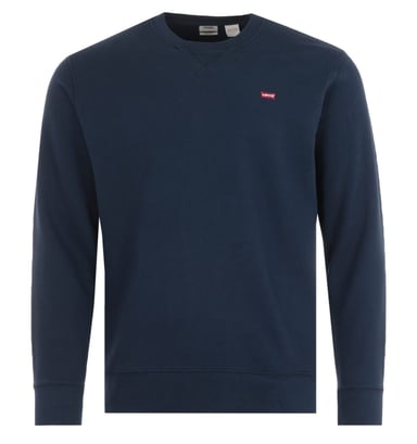 Sudadera de Cuello Redondo Sostenible Original de Levi's - Azul