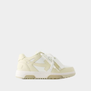 Sneakers Out Of Office - Off White - Piel - Blanco/Beige