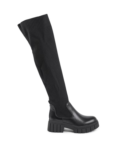 19V69 Italia Womens High Boot Black
