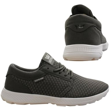 Supra Hammer Run Lace Up Mens Running Trainers Gray 08128 157 B35A