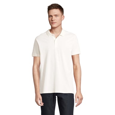 SOLS Mens Planet Polo Shirt (Off White)