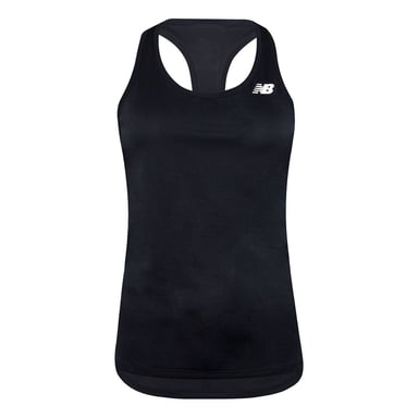 New Balance LOGO GRÁFICO NEGRO MANEVELESS CORE CORE CORE Run Tank Top WT93867 BK
