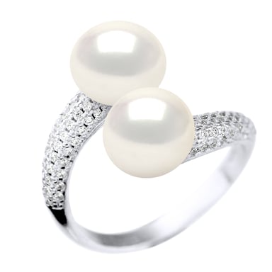 Llamarte a ti y a mí 2 cuentas de agua 9-10 mm joyas de oro amarillo dulce 925