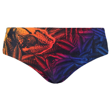 Speedo JungleLizzard Digital PlacementBañador tipo slip para jóvenes, color negro, 6,5 cm