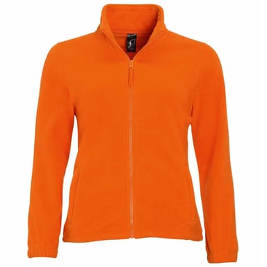 SOLS Womens/Ladies North Full Zip Fleece Jacket (Orange)