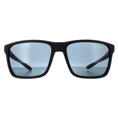 Gafas de sol polarizadas Arnette AN4324 Lil' Snap 276222 azul mate gris oscuro con espejo de agua.