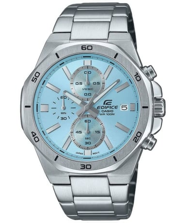 Casio Edifice Men's Silver Watch EFV-640D-2BVUEF