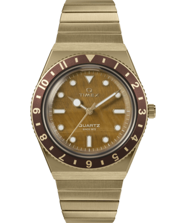 Timex Q Diver Inspiration Women's Gold Watch TW2V92500