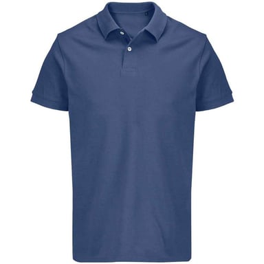 SOLS Unisex Adult Pacific Pique Twin Needle Stitch Polo Shirt (Denim)