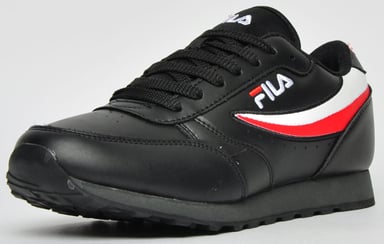 Fila órbita F Entrenadores negros de hombre bajo