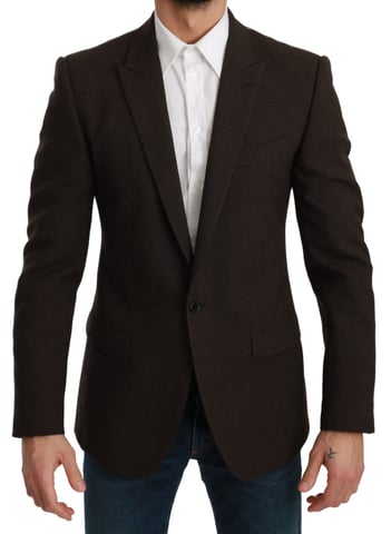 Abrigo Slim Fit Marrón Dolce & Gabbana Blazer MARTINI