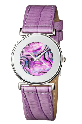 Jowissa Reloj Elegance de nácar morado para mujer