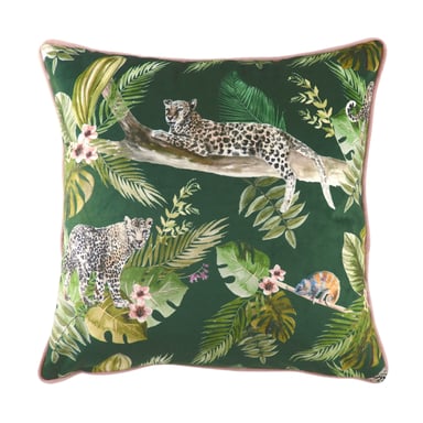 Cojín Leopardo de la Jungla