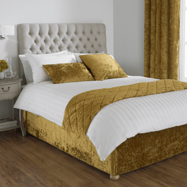 Funda de Cama Verona Rey Ocre