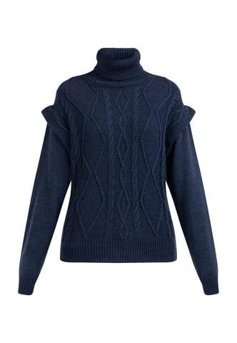 Dreimaster Knitted pullover women marine