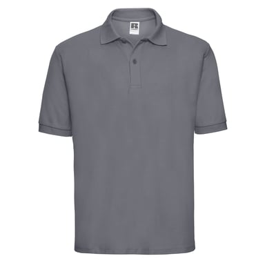 Russell Mens Polycotton Pique Polo Shirt (Convoy Grey)