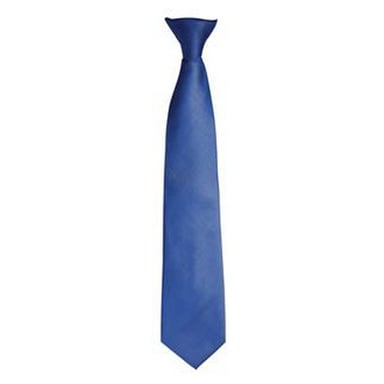 Premier Mens Fashion ”Colours” Work Clip On Tie (Mid Blue)