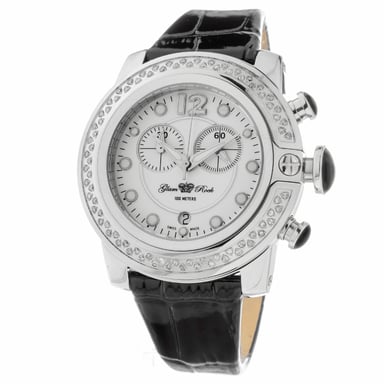 Glam Rock Reloj de mujer Cuarzo plateado