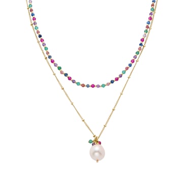 Collar Luxenter Zain acabado oro 18k