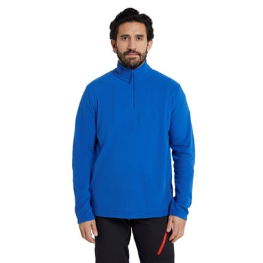 Mountain Warehouse Mens Camber II Half Zip Fleece Top (Blue)
