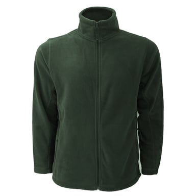 Russell Mens Full Zip Outdoor Fleece Jacket (Bottle Green)