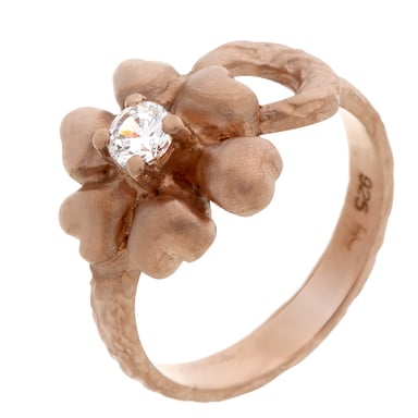 Orphelia Women's 925 Sterling Silver Ring - Rose ZR-3929/1