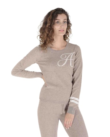 Pull Ras Du Cou En Cachemire Crown Of Edinburgh Stockbridge Camel A