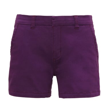 Asquith & Fox Womens/Ladies Classic Fit Shorts (Purple)