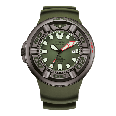 Citizen Promaster Marine Men's Green Watch BJ8057-17X
