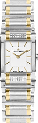 Pierre Petit: Reloj plateado Serie Laval para mujer