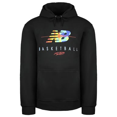 New Balketbol Basketball Black Manga larga para hombre sudadera sísmica MT03617 BK